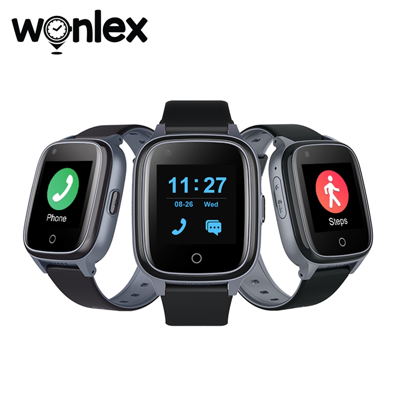 Fall Detection Watch - ساعة ذكية Wonlex KT17S للمسنين مع