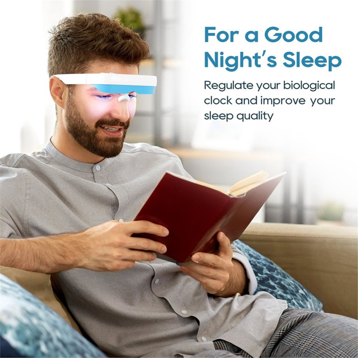 نظارات العلاج الضوئي DT75BG، م - مراجعة Light Therapy Glasses وسعره