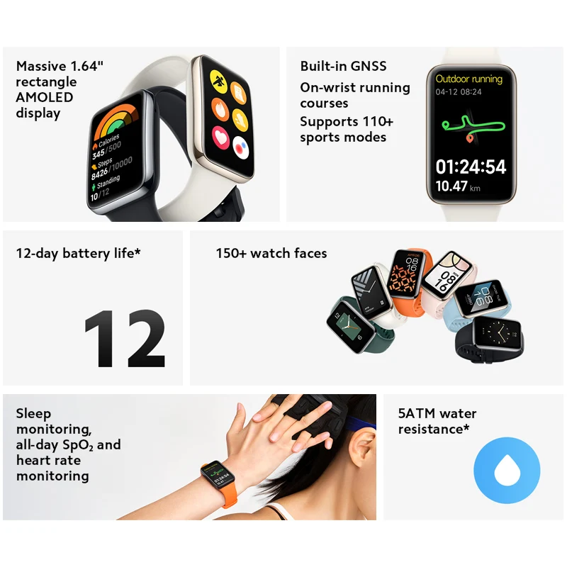 ساعة ذكية Mi Band 7 Pro الإصدا - مراجعة Breath Rate Monitor وسعره