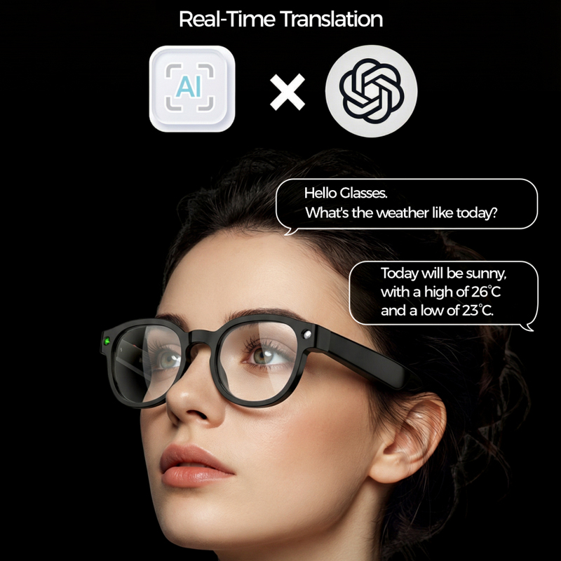 نظارات شاومي الذكية بكاميرا ذك - مراجعة Smart Glasses Lens وسعره