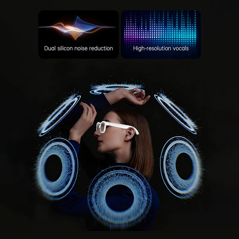 نظارات ذكية بكاميرا عالية الدق - مراجعة Smart Glasses Lens وسعره