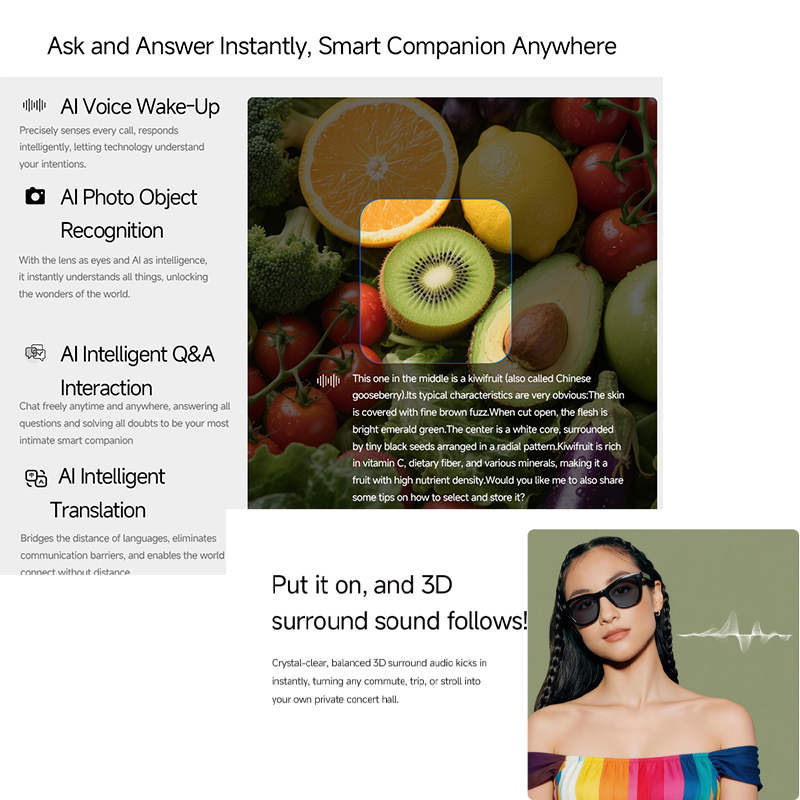 نظارات ذكية 2026 من الجلد الأص - مراجعة Smart Glasses Lens وسعره